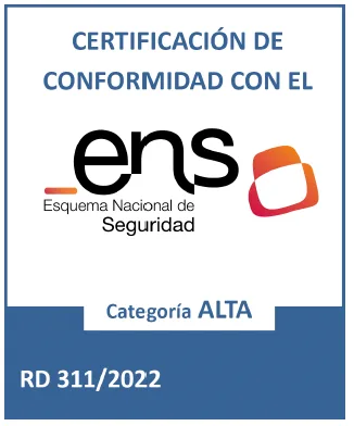 Sello ENS categoría ALTA